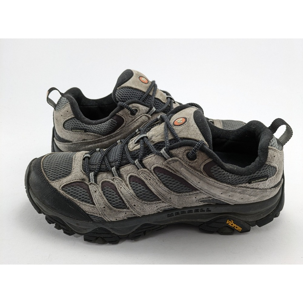 Mens Merrell Moab 3 Vibram Granite Gray Waterproof Hiking Shoes J035855 Size 13